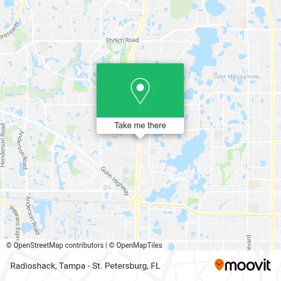 Radioshack map