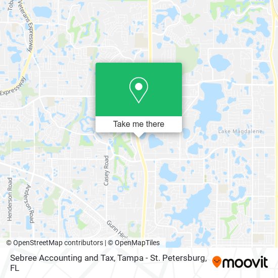 Mapa de Sebree Accounting and Tax