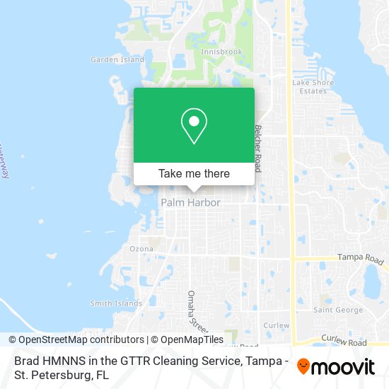Brad HMNNS in the GTTR Cleaning Service map