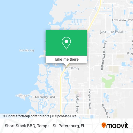 Mapa de Short Stack BBQ
