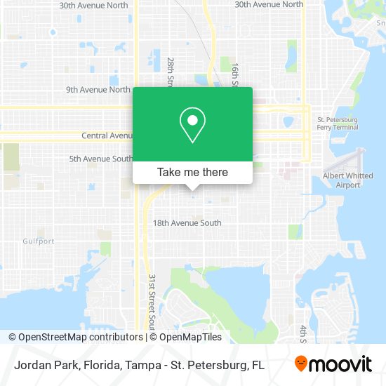 Mapa de Jordan Park, Florida