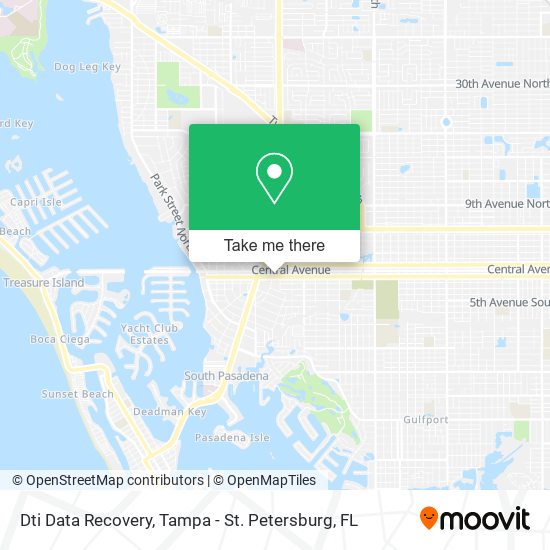 Dti Data Recovery map