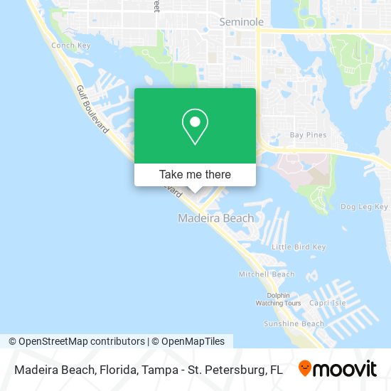 Madeira Beach, Florida map