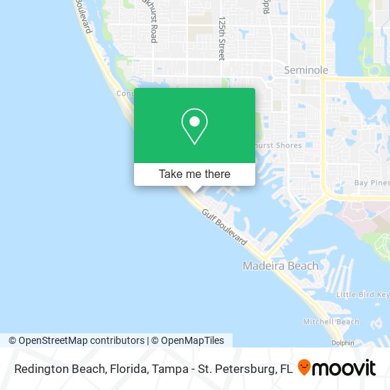 Redington Beach, Florida map
