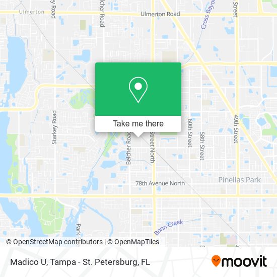 Madico U map