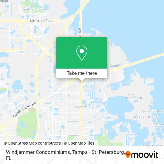 Windjammer Condominiums map