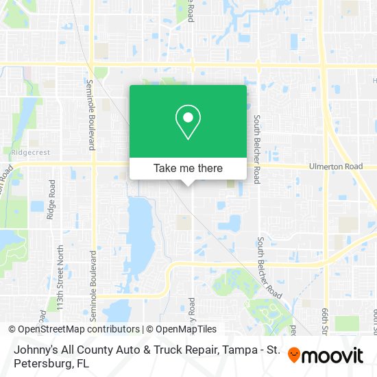 Mapa de Johnny's All County Auto & Truck Repair
