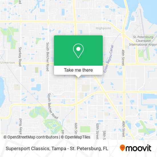 Supersport Classics map