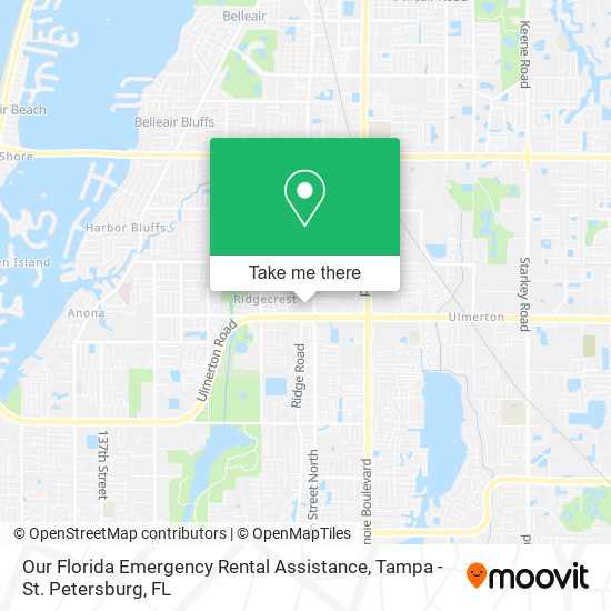 Mapa de Our Florida Emergency Rental Assistance
