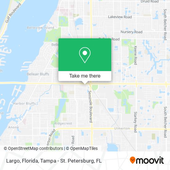 Mapa de Largo, Florida