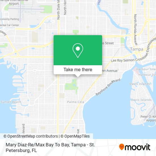 Mary Diaz-Re/Max Bay To Bay map