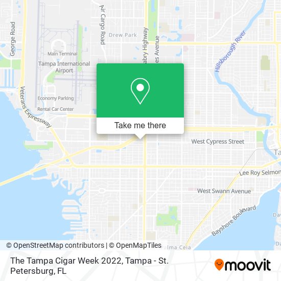 Mapa de The Tampa Cigar Week 2022