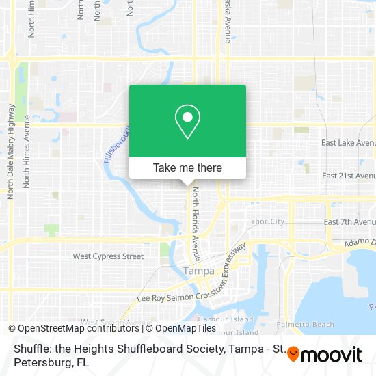 Shuffle: the Heights Shuffleboard Society map