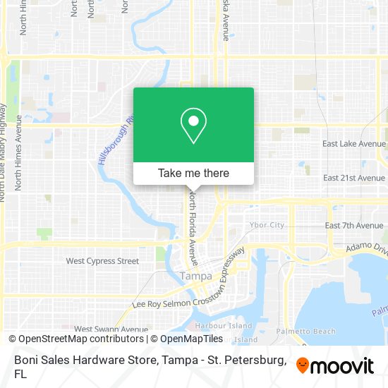 Boni Sales Hardware Store map