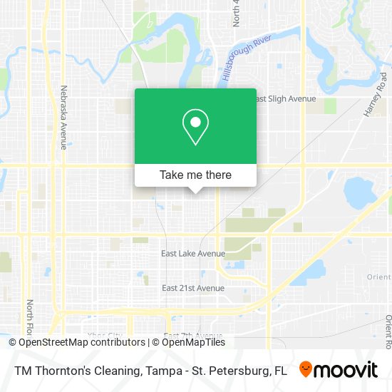TM Thornton's Cleaning map