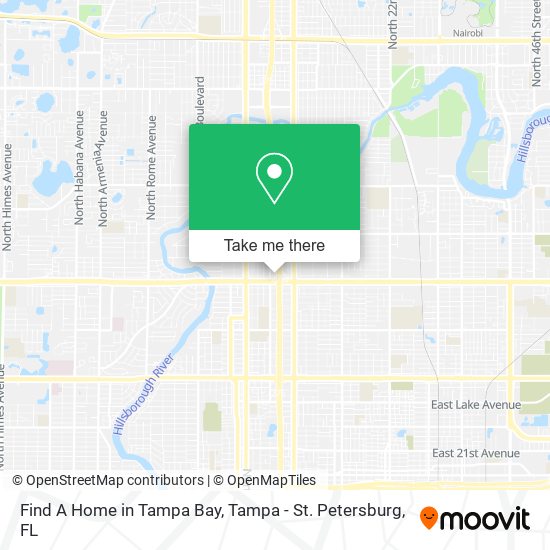 Find A Home in Tampa Bay map