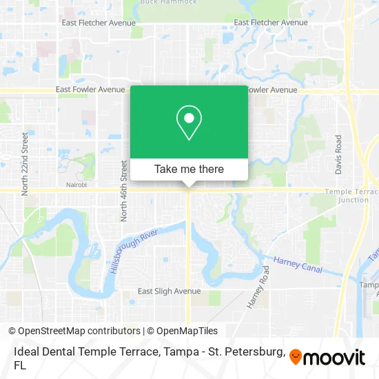 Ideal Dental Temple Terrace map