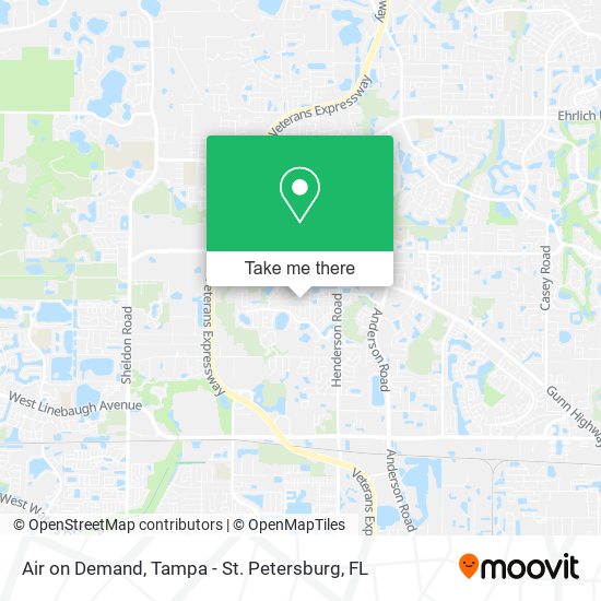 Air on Demand map