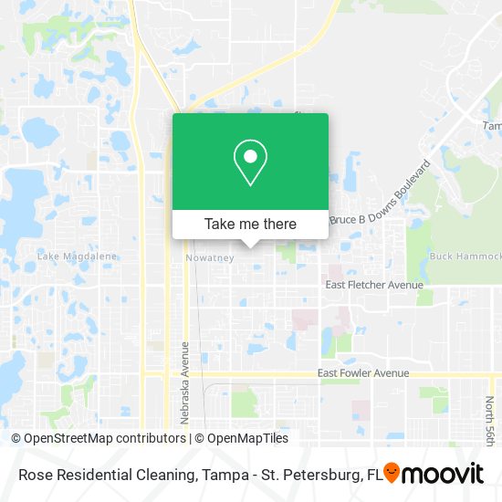 Rose Residential Cleaning map