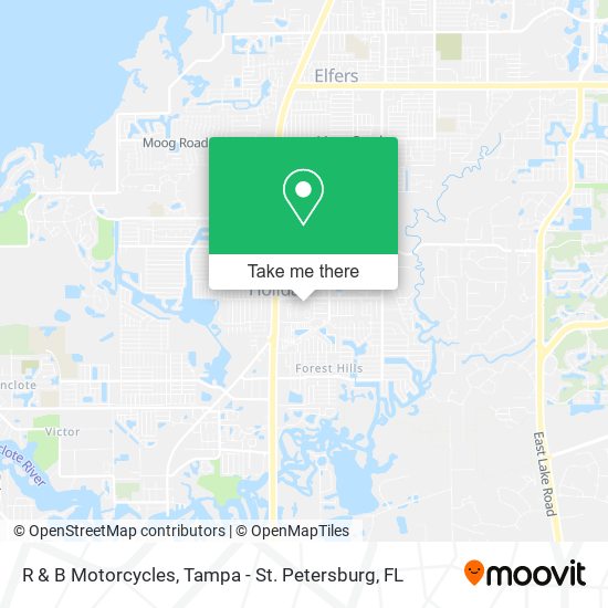 R & B Motorcycles map