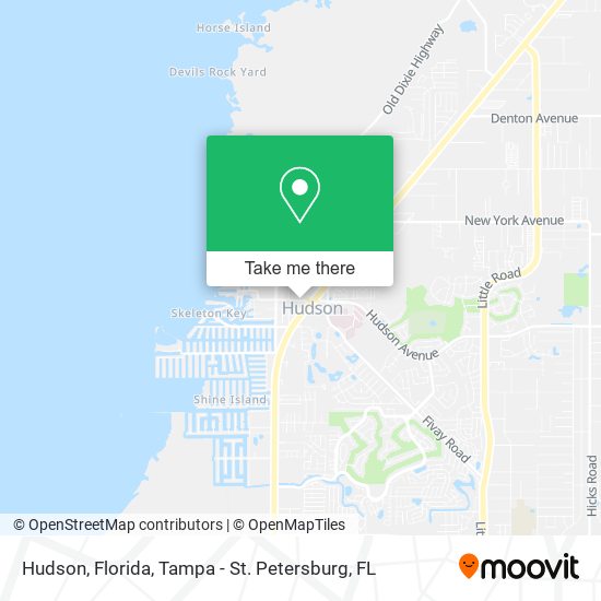 Mapa de Hudson, Florida