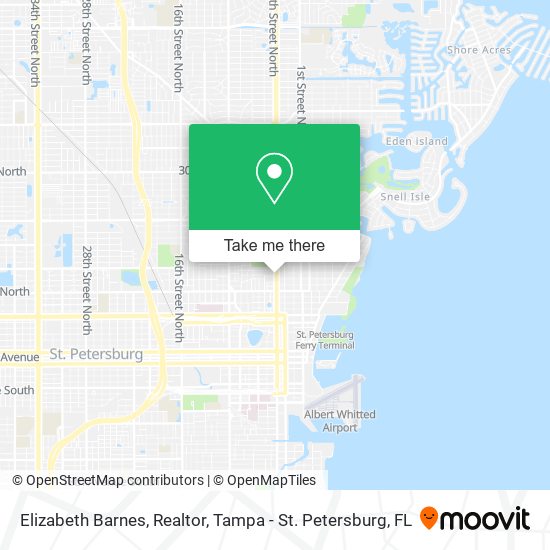 Elizabeth Barnes, Realtor map