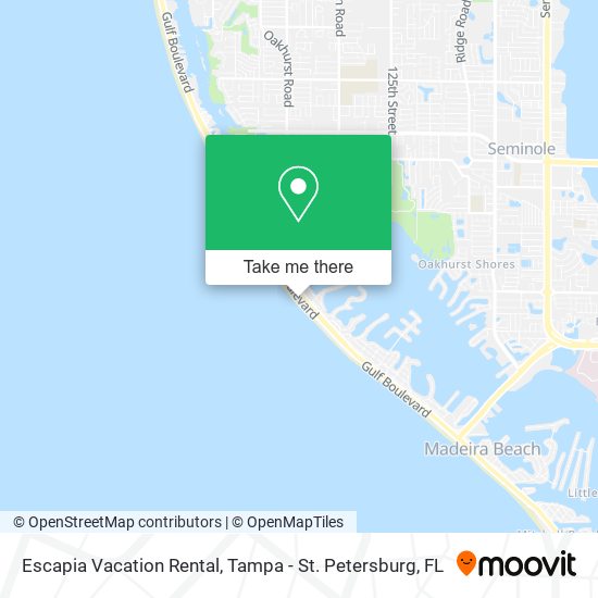 Escapia Vacation Rental map