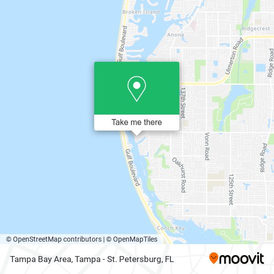 Tampa Bay Area map