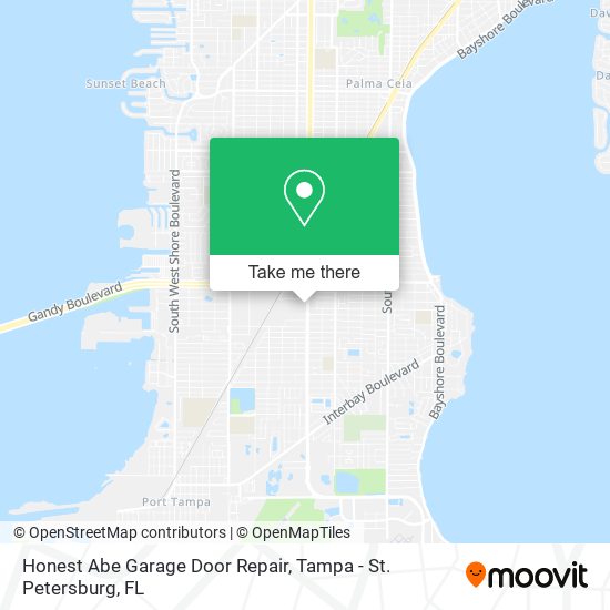 Honest Abe Garage Door Repair map