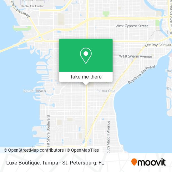 Luxe Boutique map