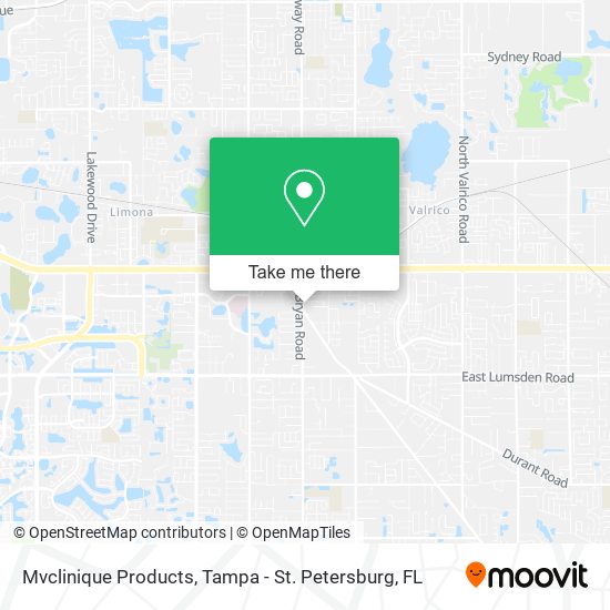 Mapa de Mvclinique Products