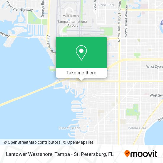 Lantower Westshore map