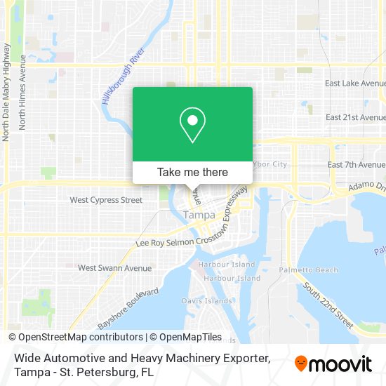 Wide Automotive and Heavy Machinery Exporter map