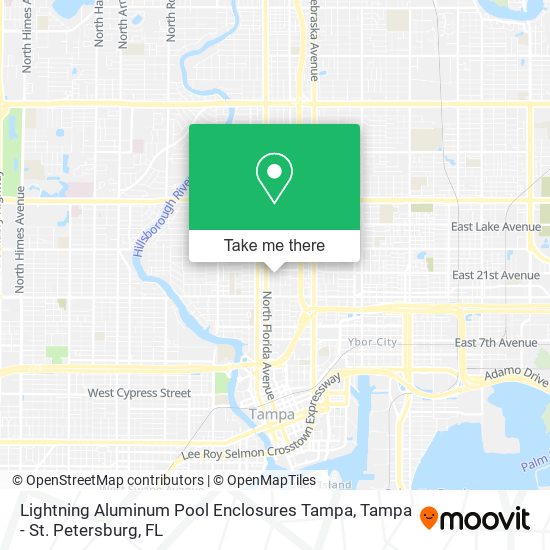 Mapa de Lightning Aluminum Pool Enclosures Tampa