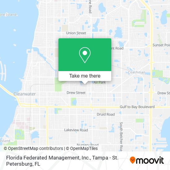 Mapa de Florida Federated Management, Inc.