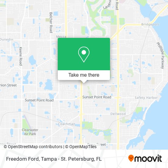 Freedom Ford map