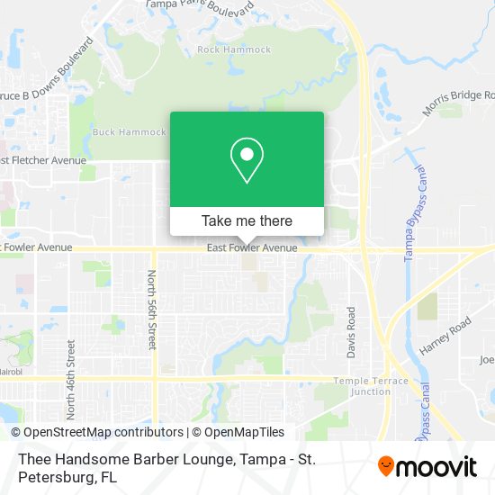 Mapa de Thee Handsome Barber Lounge