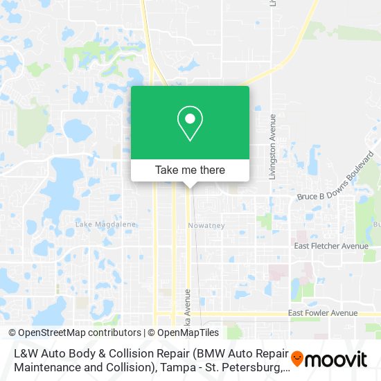 L&W Auto Body & Collision Repair (BMW Auto Repair Maintenance and Collision) map