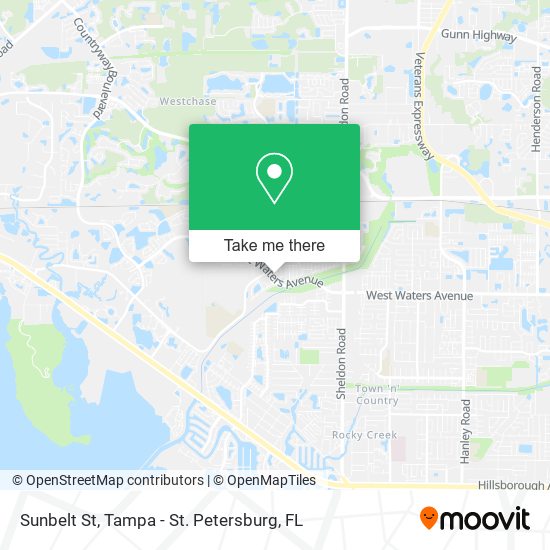 Sunbelt St map