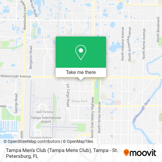 Mapa de Tampa Men's Club (Tampa Mens Club)