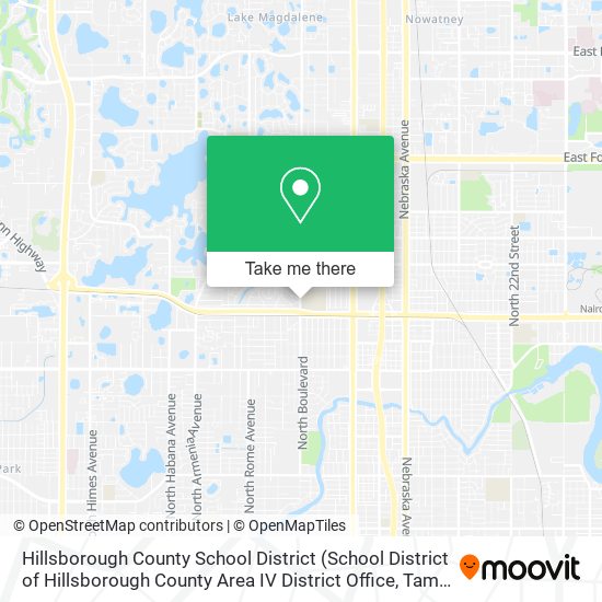 Hillsborough County School District map