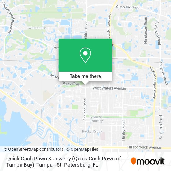 Mapa de Quick Cash Pawn & Jewelry (Quick Cash Pawn of Tampa Bay)