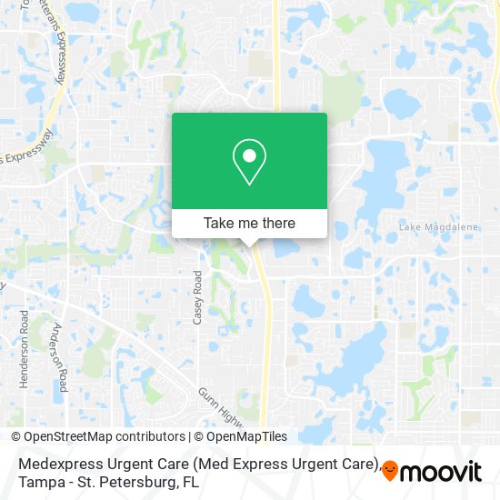 Mapa de Medexpress Urgent Care (Med Express Urgent Care)