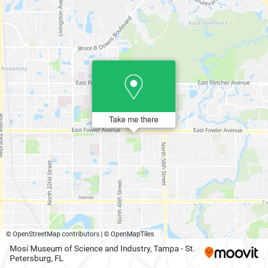 Mosi Museum of Science and Industry map