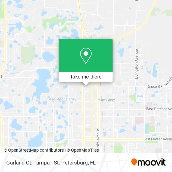 Garland Ct map