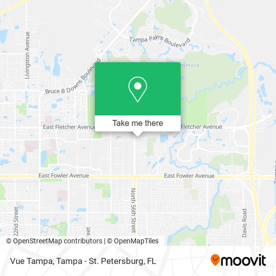 Vue Tampa map