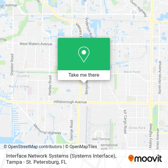 Interface Network Systems (Systems Interface) map