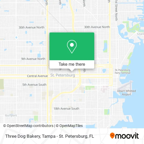 Three Dog Bakery map