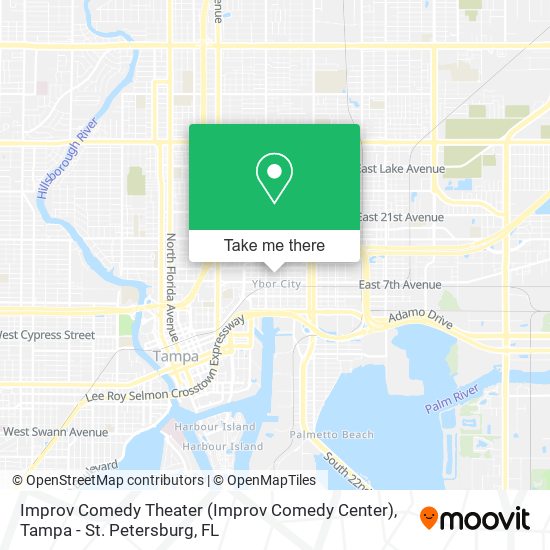 Mapa de Improv Comedy Theater (Improv Comedy Center)