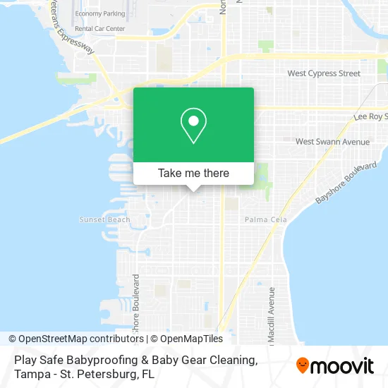 Play Safe Babyproofing & Baby Gear Cleaning map